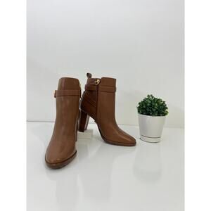 Lauren Ralph Lauren, Women's Madisyn Buckled Dress Booties , Brown, Size 9